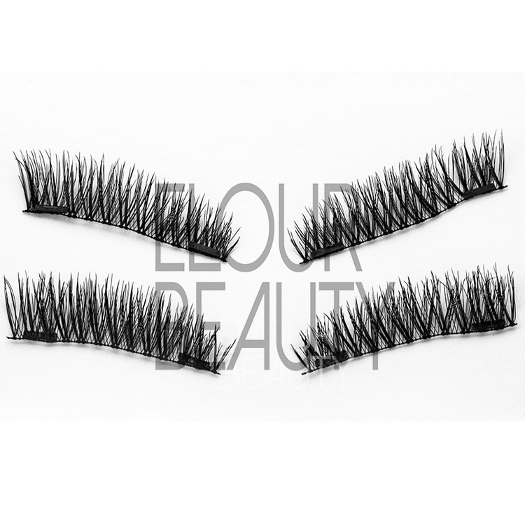 Newest silk magnetic eyelashes China factory wholesale EA33